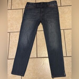 White House Black Market dark wash skinny jeans . 2P